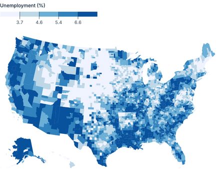 US choropleth map (canvas) US choropleth map (canvas)